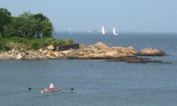 Open Water Rowing Along the New England Coastline