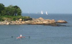 Rowing for Exercise in Salem Sound, MA